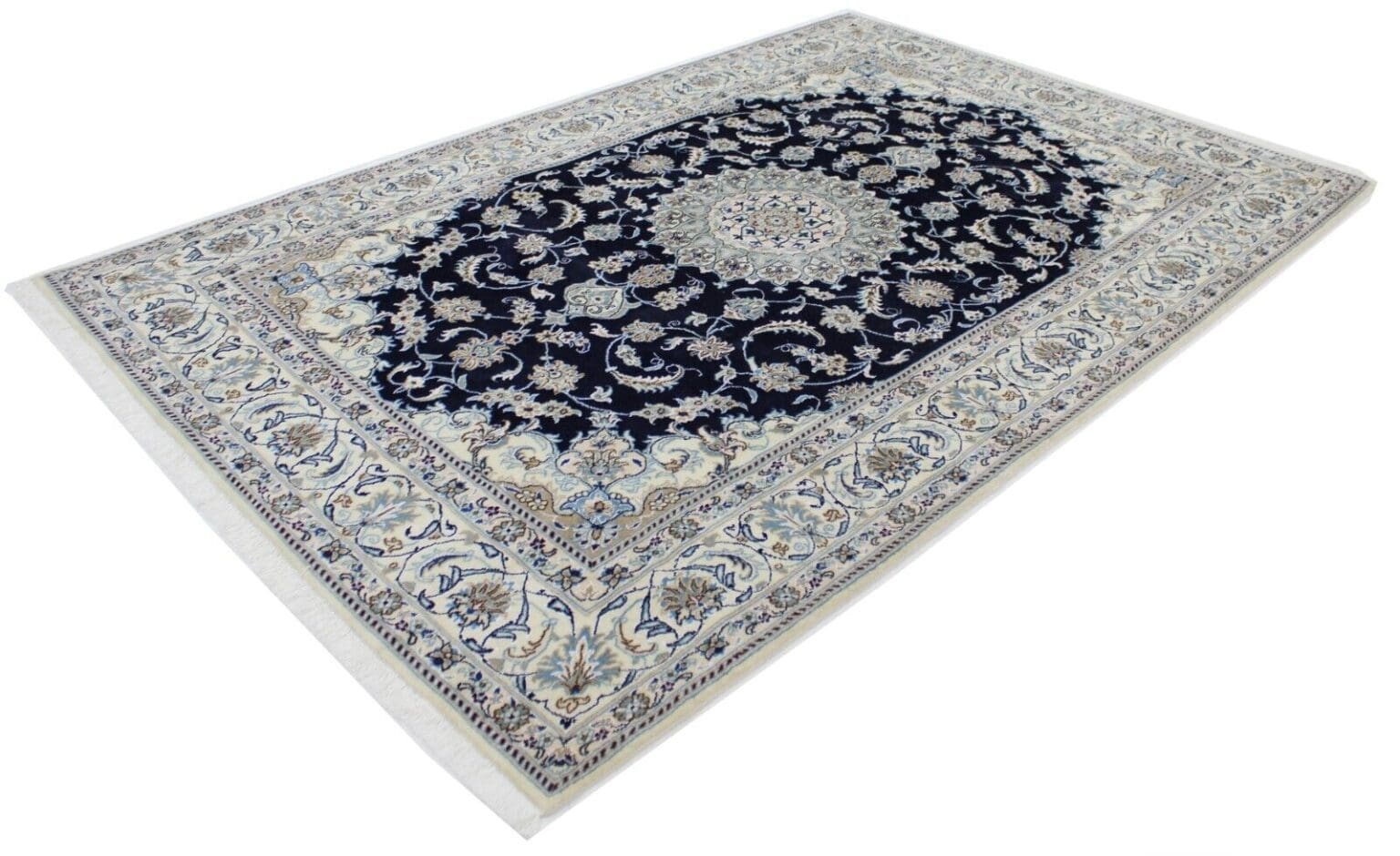 original-perserteppich-nain-kashmari-292x194-cm-handgeknupft-1 Persian Rug Nain 292 x 194 cm Wool Hand-knotted