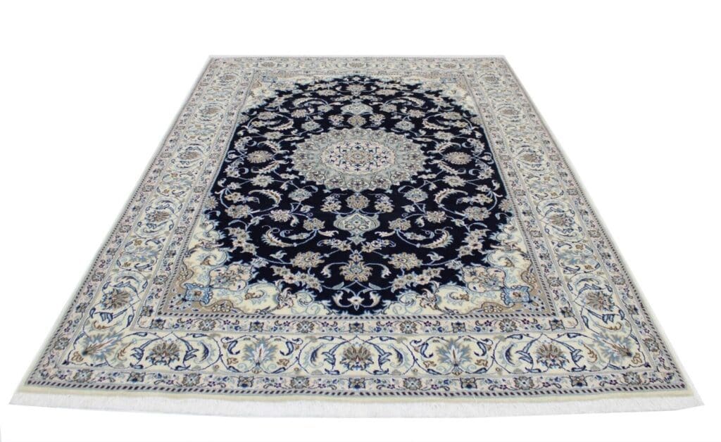 original-perserteppich-nain-kashmari-292x194-cm-handgeknupft-2 Persian Rug Nain 292 x 194 cm Wool Hand-knotted