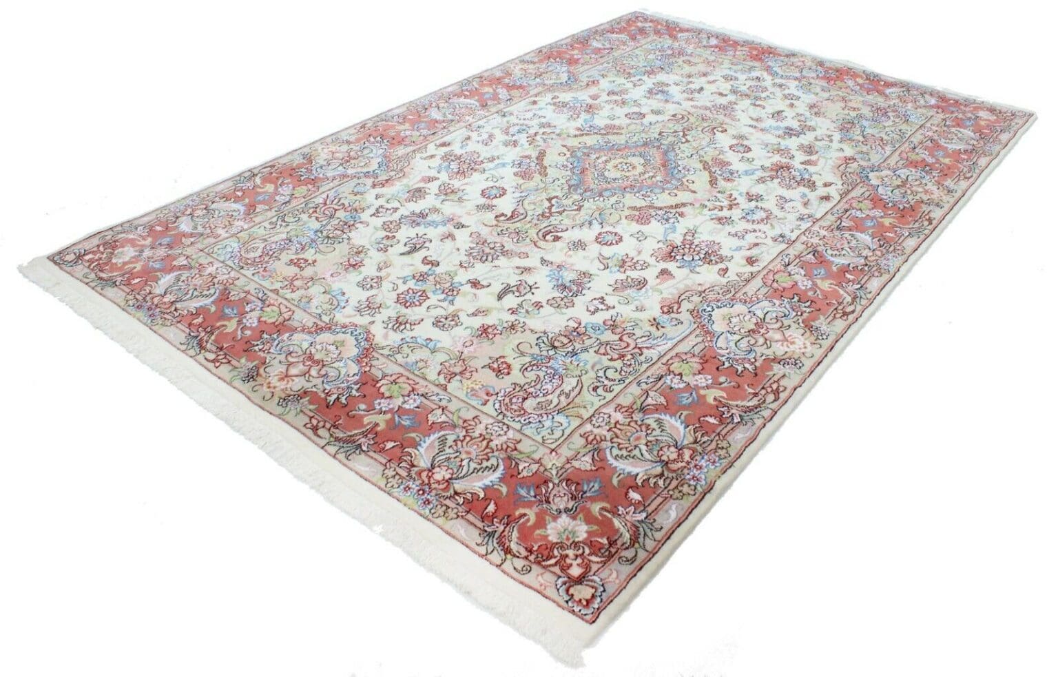 Persian Rug Tabriz 308 x 196 cm Wool Hand-knotted