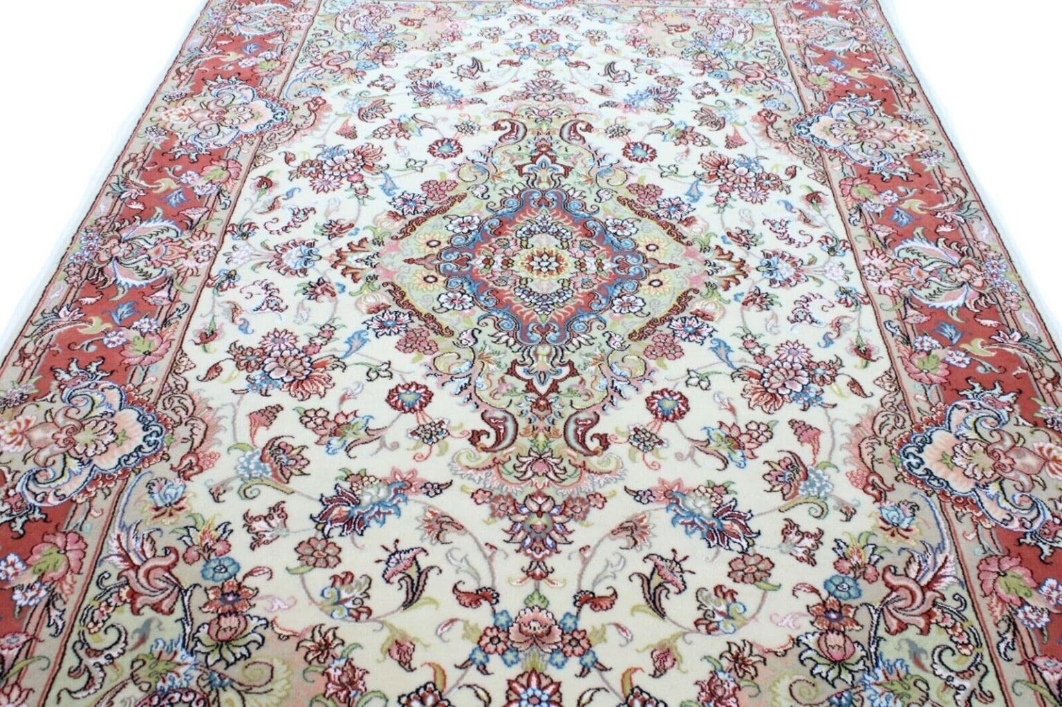 Persian Rug Tabriz 308 x 196 cm Wool Hand-knotted