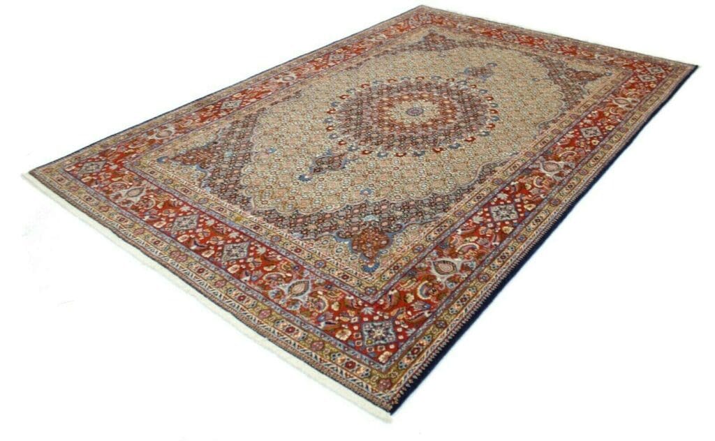 Persian Rug Moud 295 x 200 cm Silk Hand-knotted