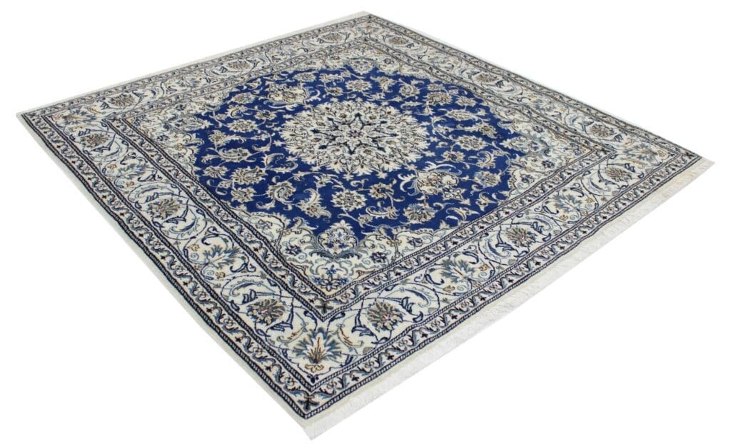 Persian Rug Nain Kashmir 200 x 192 cm Wool Hand-knotted
