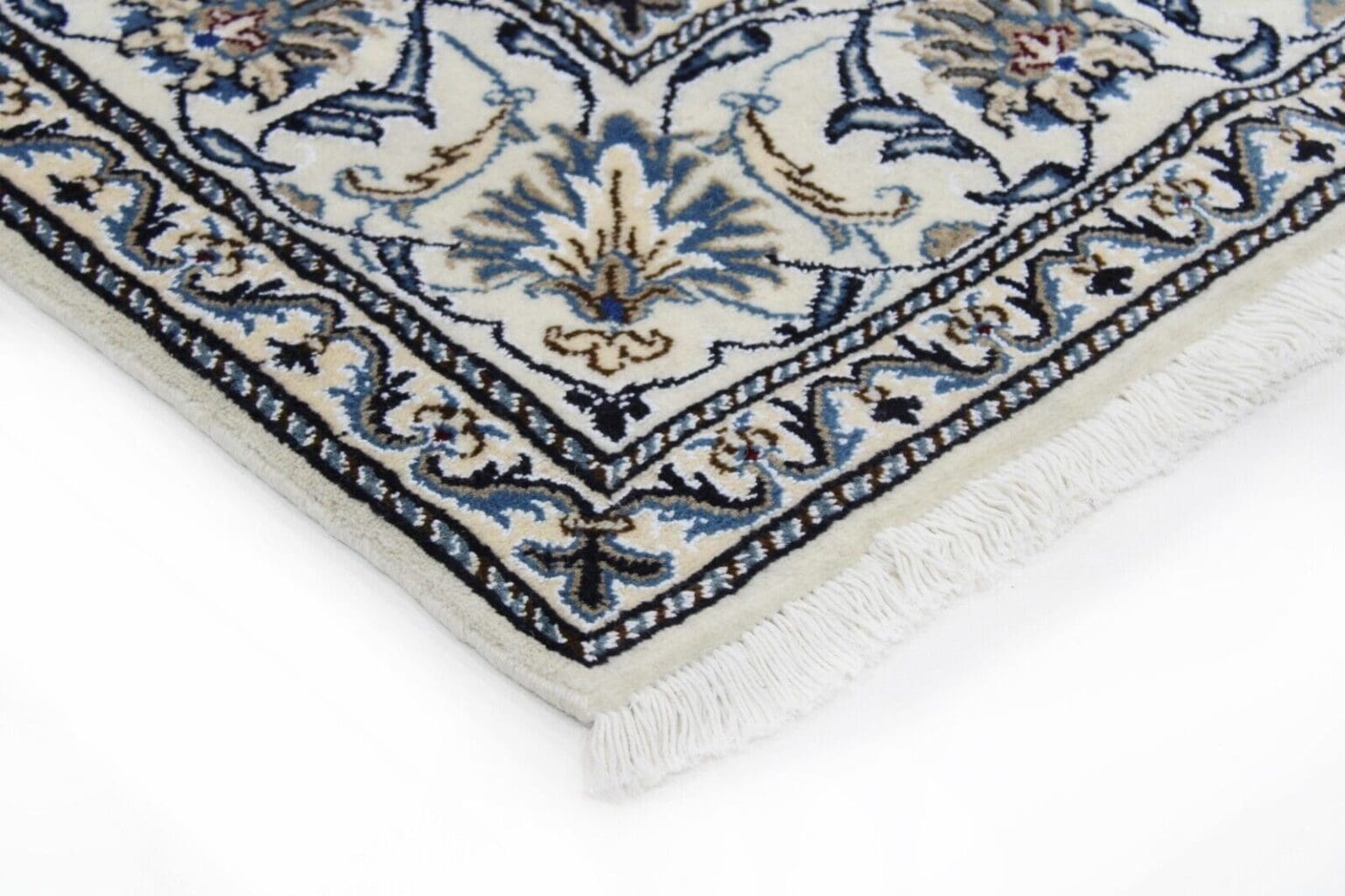 Persian Rug Nain Kashmir 200 x 192 cm Wool Hand-knotted