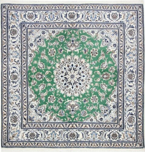 Persian Rug Nain 200 x 193 cm Wool Hand-knotted
