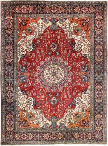 Persian Rug Tabriz 344 x 254 cm Wool Hand-knotted