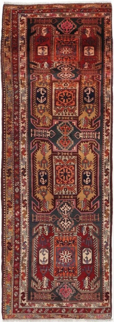 Persian Rug Meschkin Ardebil 328x109 cm Hand-knotted