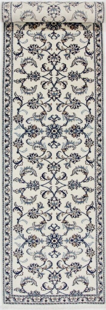 Persian Rug Nain 383 x 78 cm Wool Hand-knotted