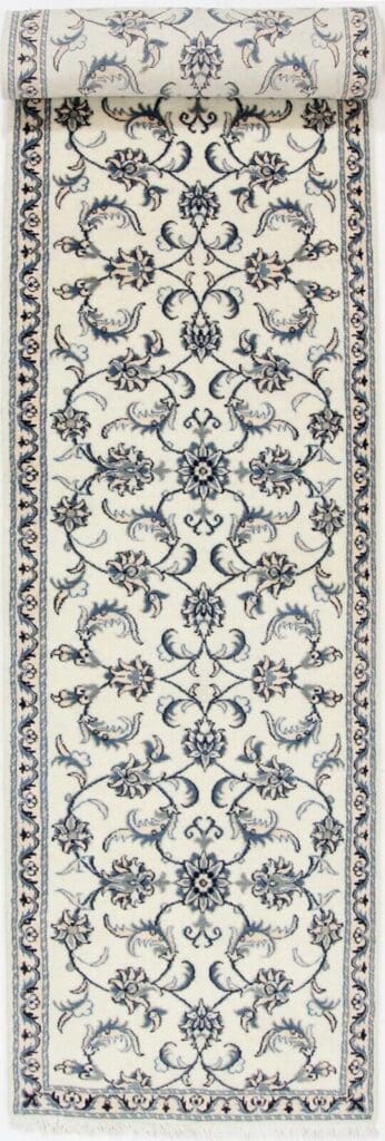 Persian Rug Nain 382 x 77 cm Wool Hand-knotted
