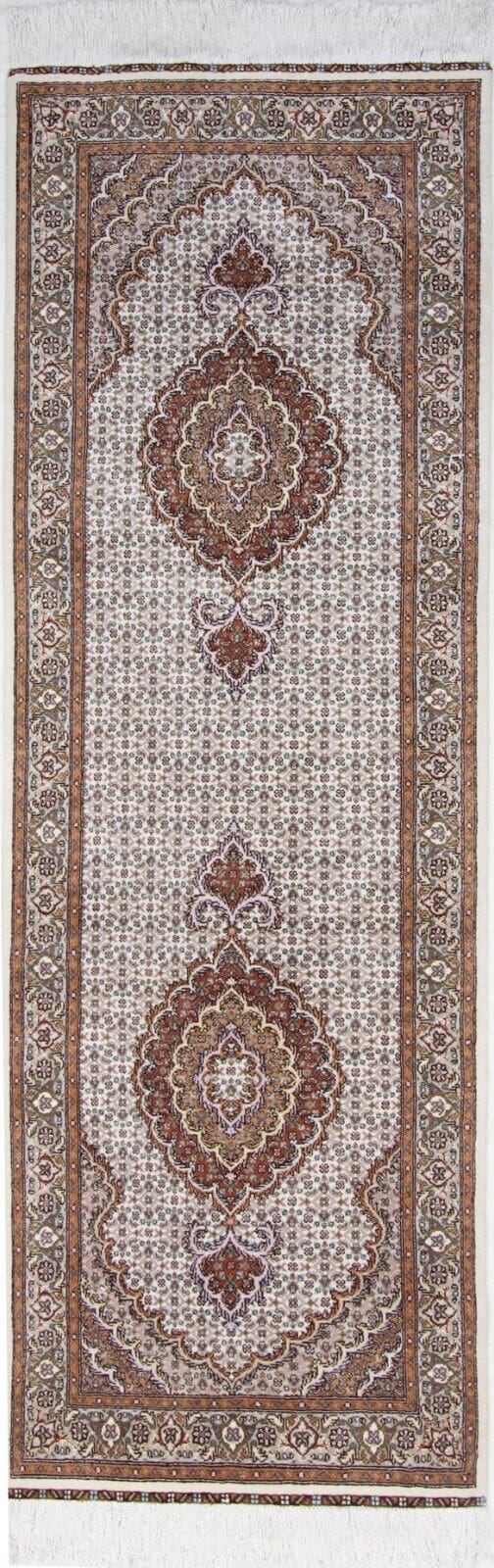 Persian Rug Tabriz 247 x 80 cm Wool Hand-knotted
