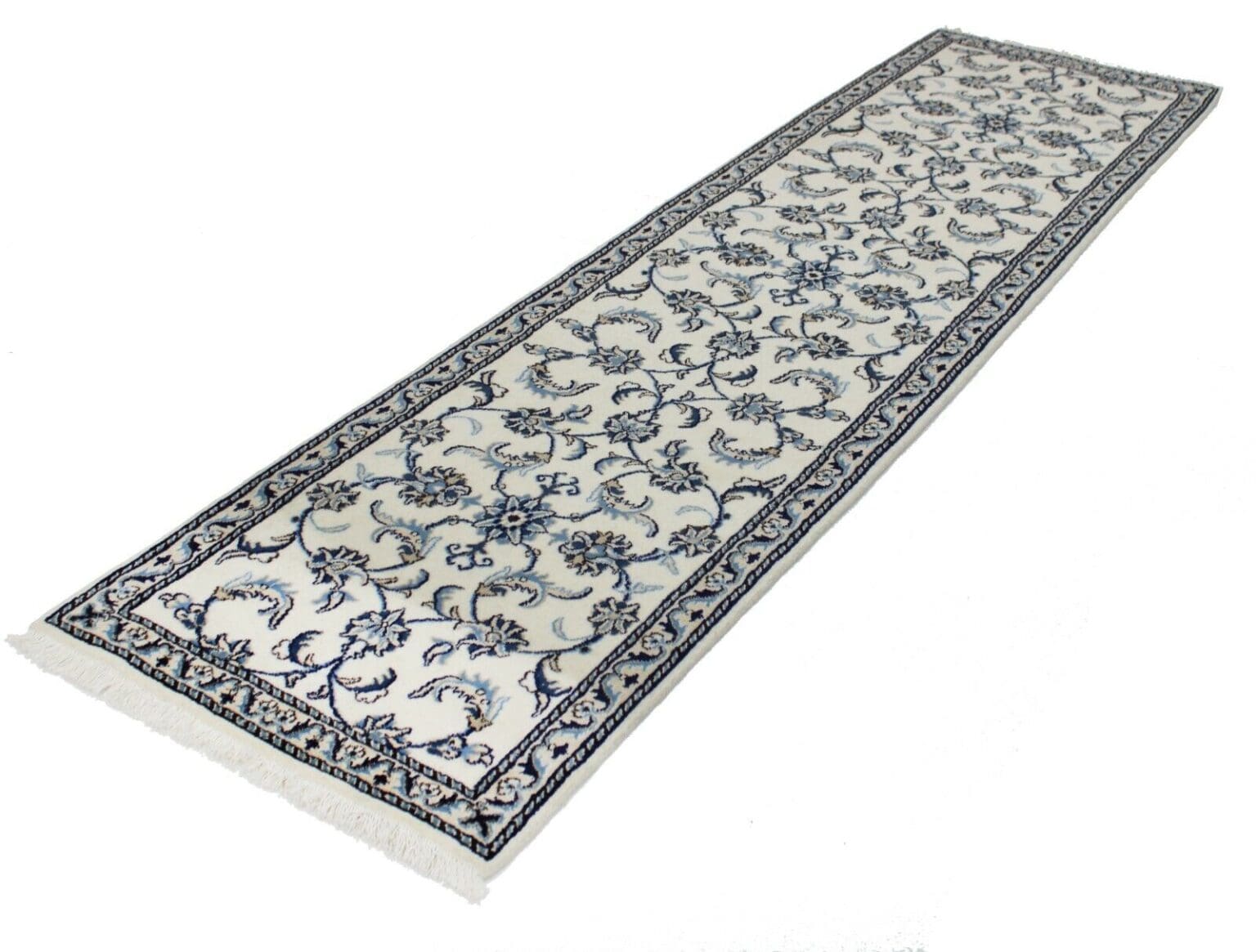 Persian Rug Nain 290 x 78 cm Wool Hand-knotted