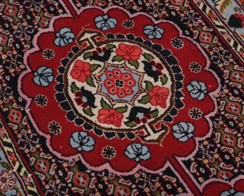 handgeknupfter-senneh-bidjar-perserteppich-336x72-cm-einzigartig-4 Persian Rug Bijar 336 x 72 cm Wool Hand-knotted