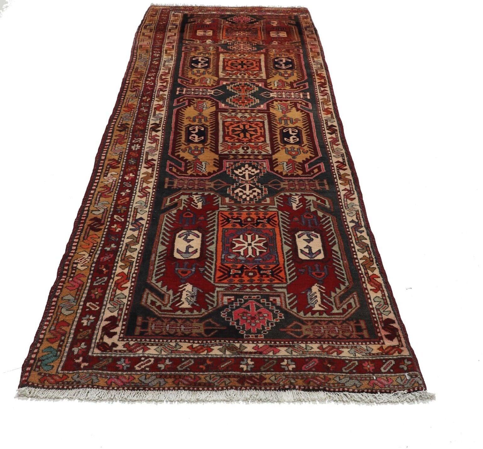 Persian Rug Meschkin Ardebil 328x109 cm Hand-knotted