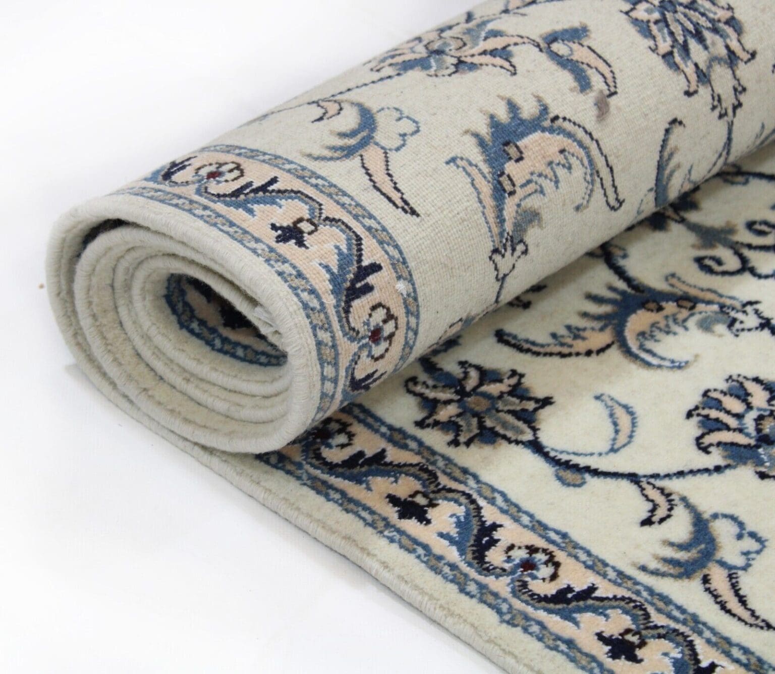 Persian Rug Nain 382 x 77 cm Wool Hand-knotted