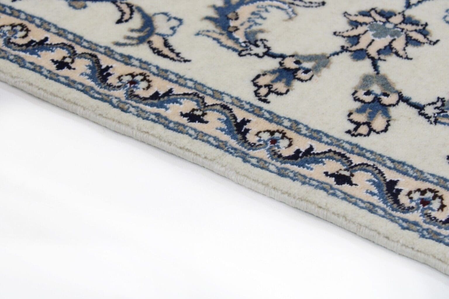 Persian Rug Nain 382 x 77 cm Wool Hand-knotted
