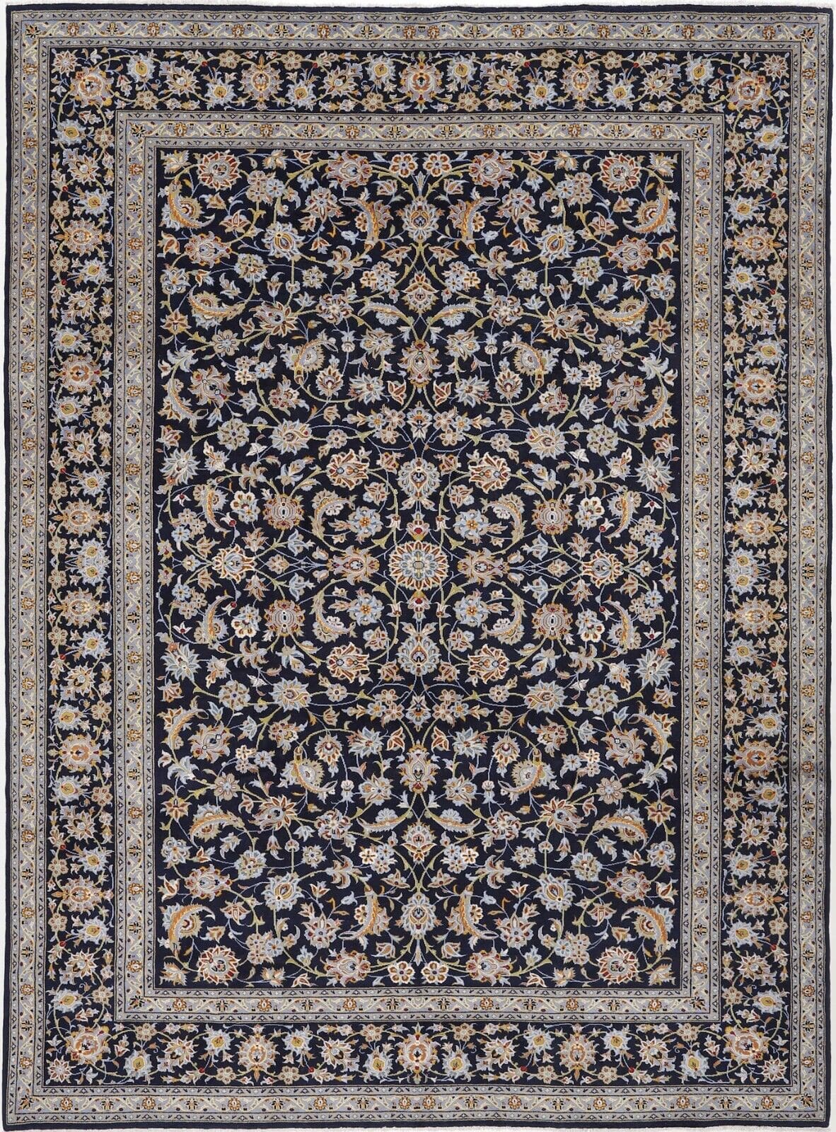 Persian Rug Kashan 382 x 280 cm Wool Hand-knotted