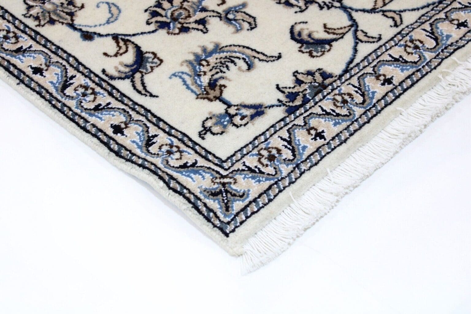 Persian Rug Nain 385 x 77 cm Wool Hand-knotted