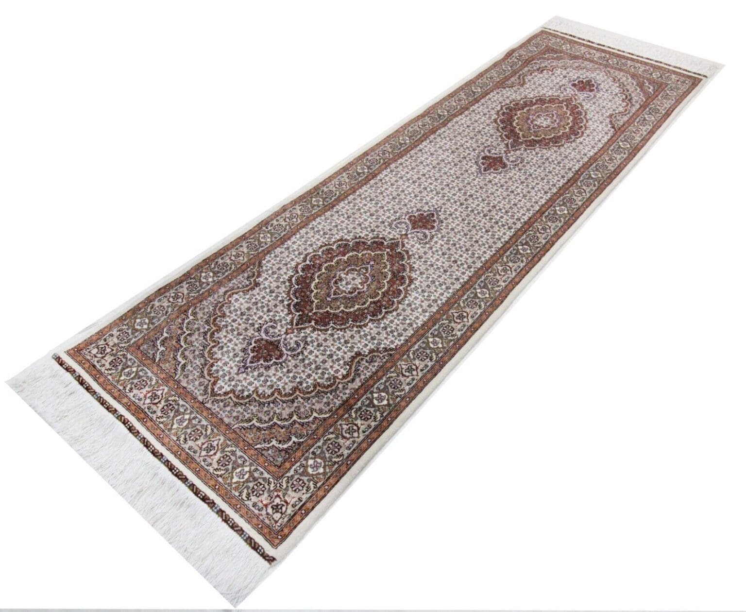Persian Rug Tabriz 247 x 80 cm Wool Hand-knotted
