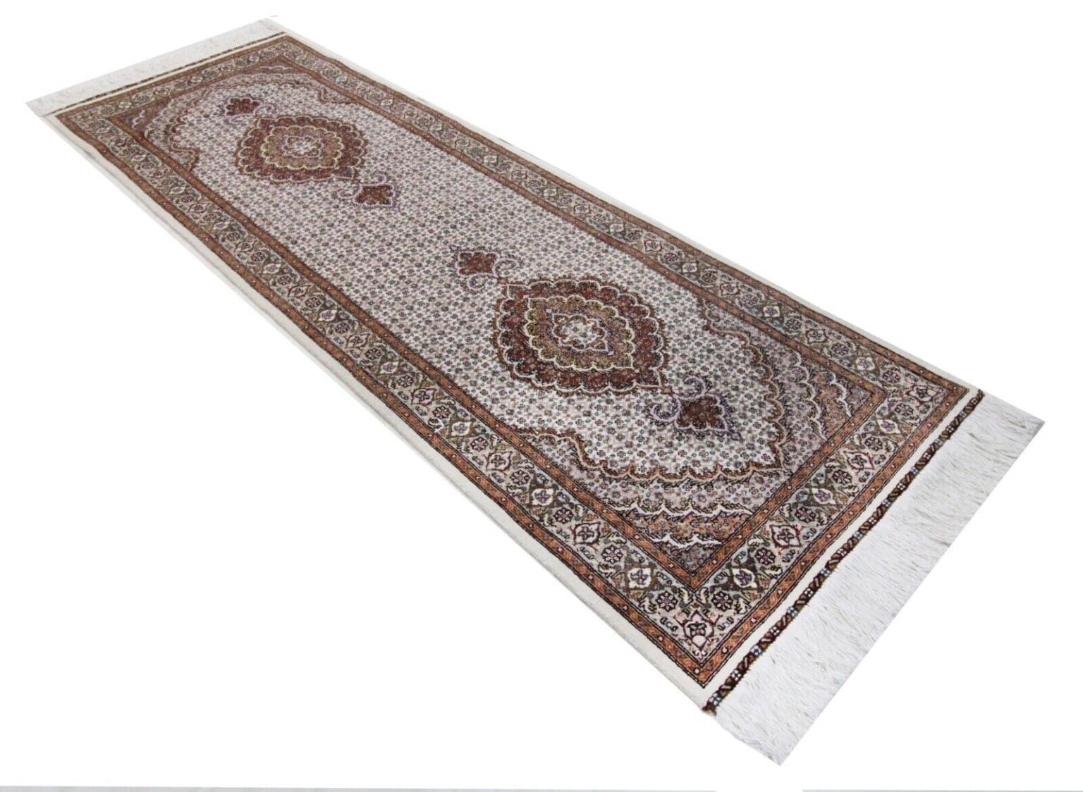 Persian Rug Tabriz 247 x 80 cm Wool Hand-knotted