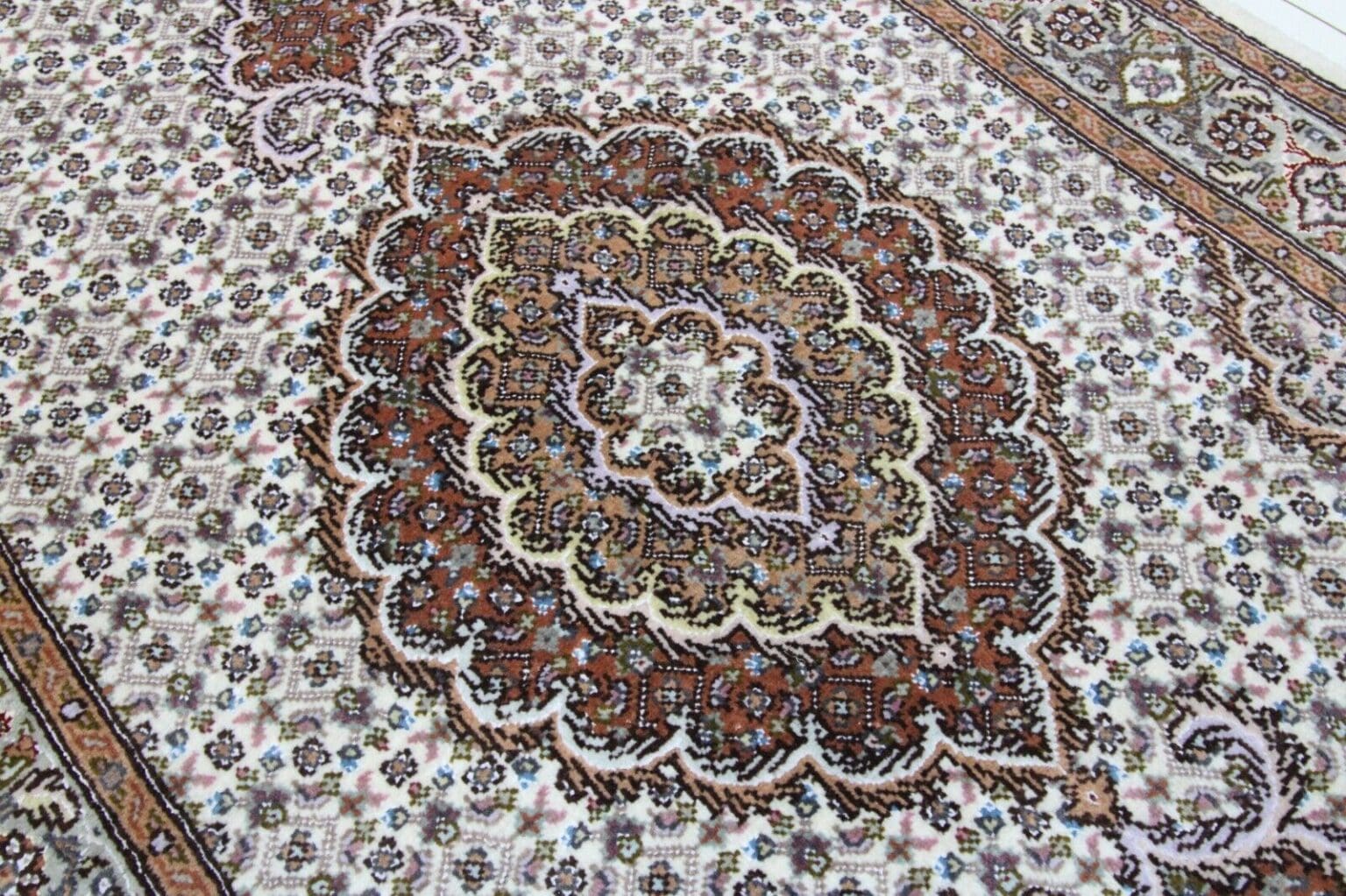 Persian Rug Tabriz 247 x 80 cm Wool Hand-knotted