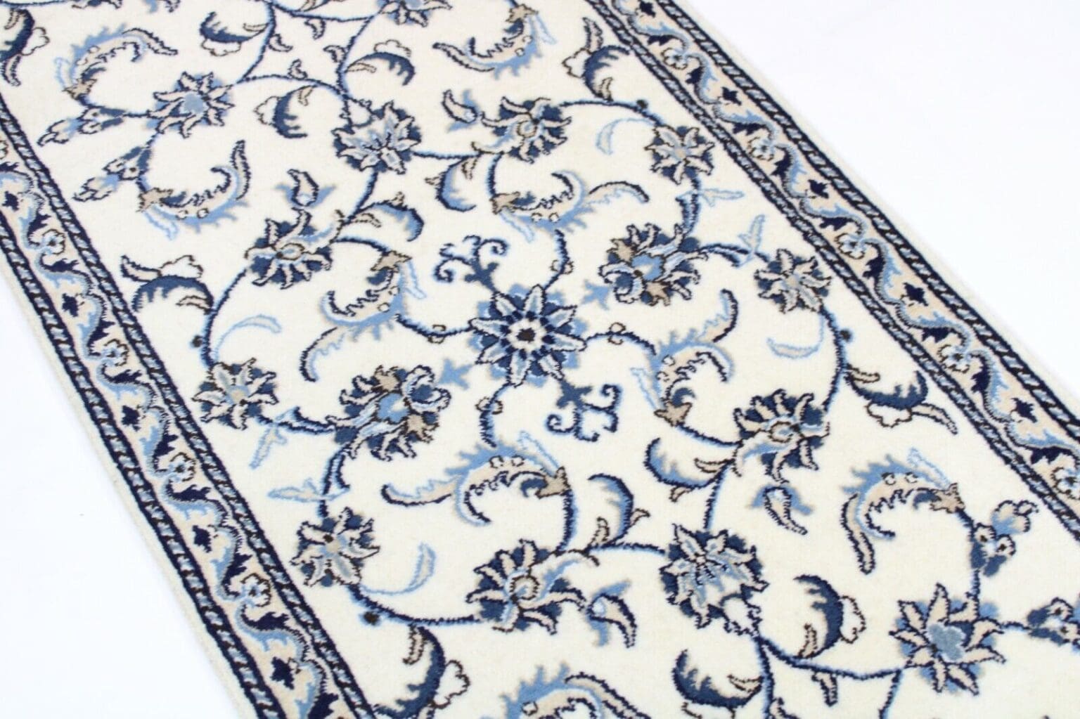Persian Rug Nain 290 x 78 cm Wool Hand-knotted
