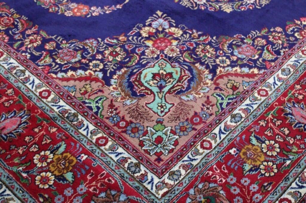 original-perserteppich-tabriz-390-x-303-cm-handgeknupft-wollteppich-3 Persian Rug Tabriz 390 x 303 cm Wool Hand-knotted