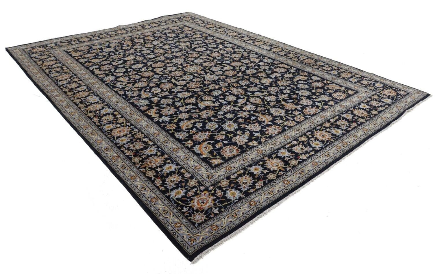 Persian Rug Kashan 382 x 280 cm Wool Hand-knotted