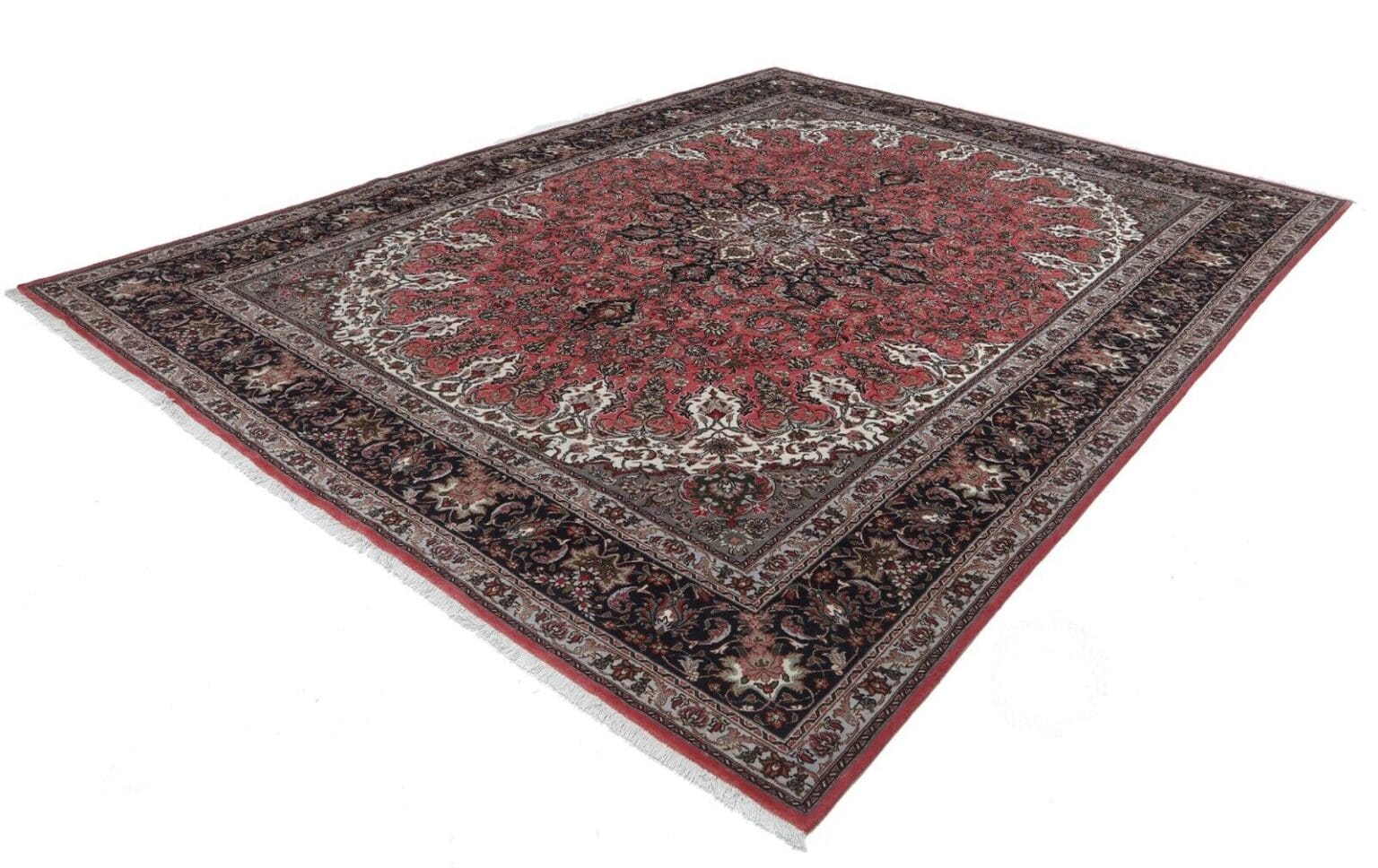 handgeknupfter-perserteppich-tabriz-390x300-cm-40-raj-top-zustand-1 Persian Rug Tabriz 390 x 300 cm Wool Hand-knotted