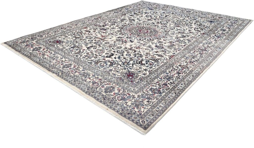 Persian Rug Nain 390 x 297 cm Silk Hand-knotted