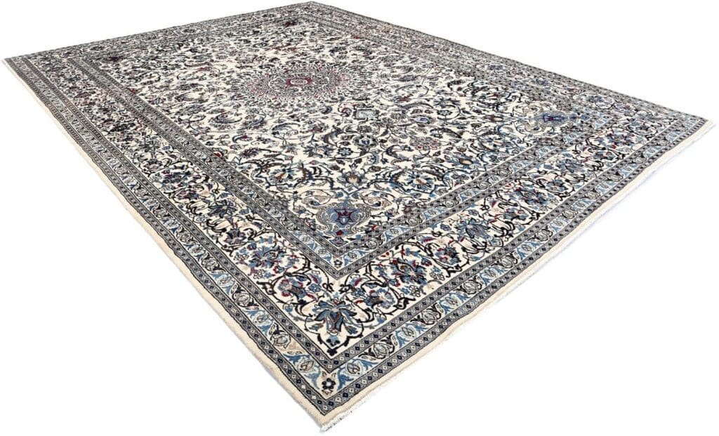 Persian Rug Nain 390 x 297 cm Silk Hand-knotted