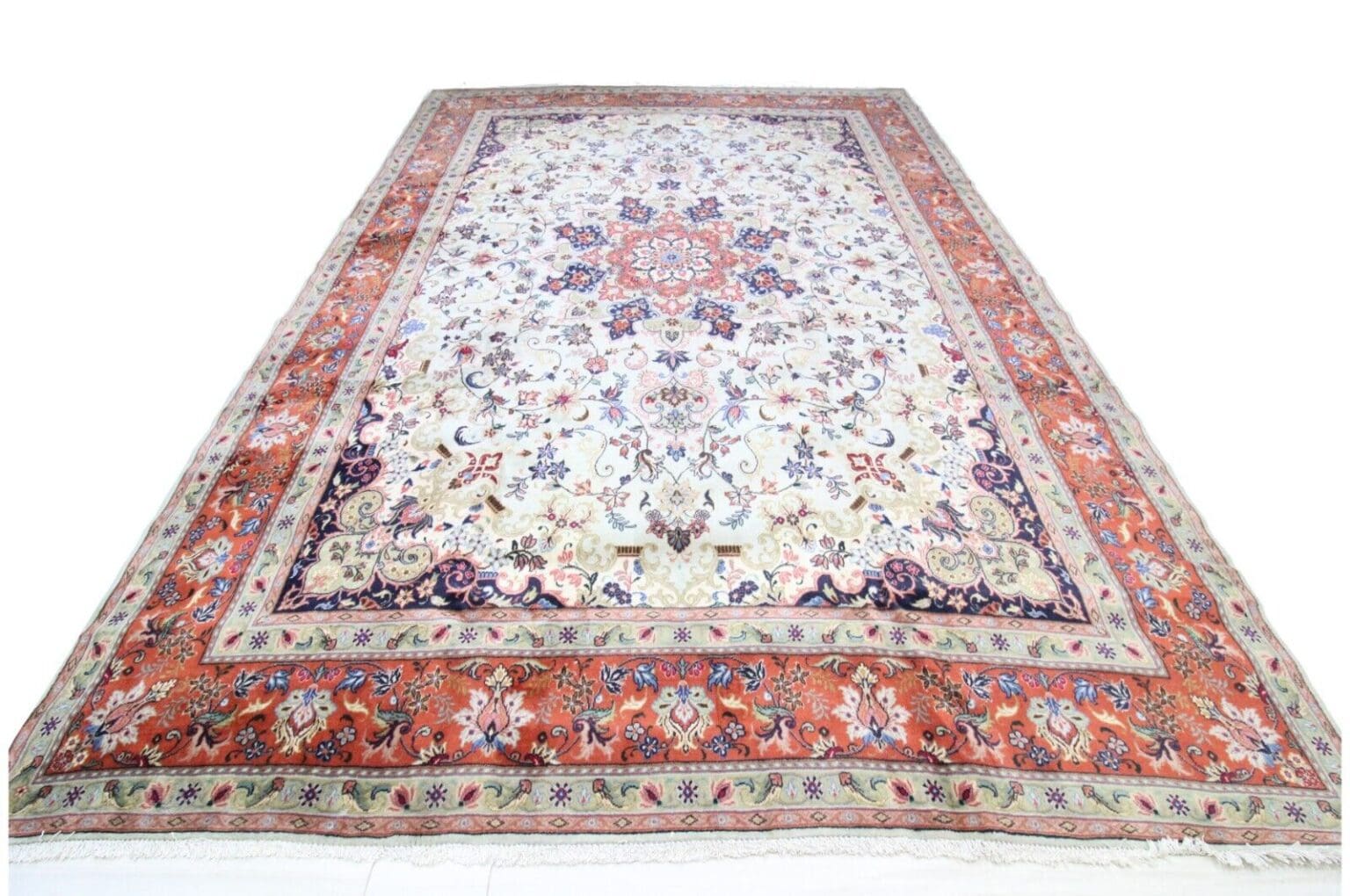 original-perserteppich-tabriz-394x300-cm-handgeknupft-wollteppich-2 Persian Rug Tabriz 394 x 300 cm Wool Hand-knotted