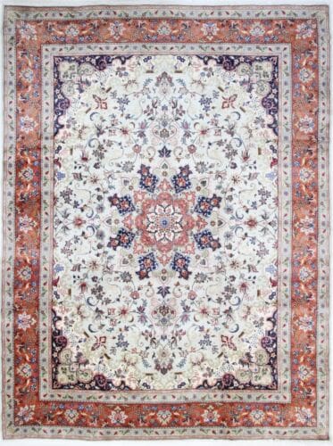 original-perserteppich-tabriz-394x300-cm-handgeknupft-wollteppich-6 Persian Rug Tabriz 394 x 300 cm Wool Hand-knotted