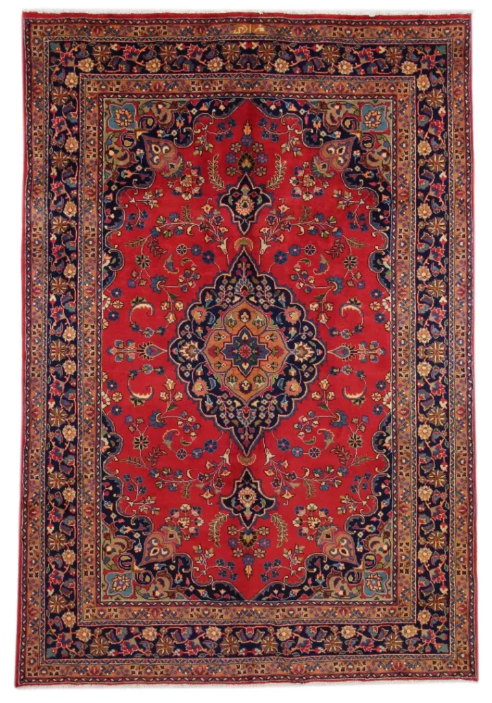 Persian Rug Mashhad 293x200 cm Wool Hand-knotted