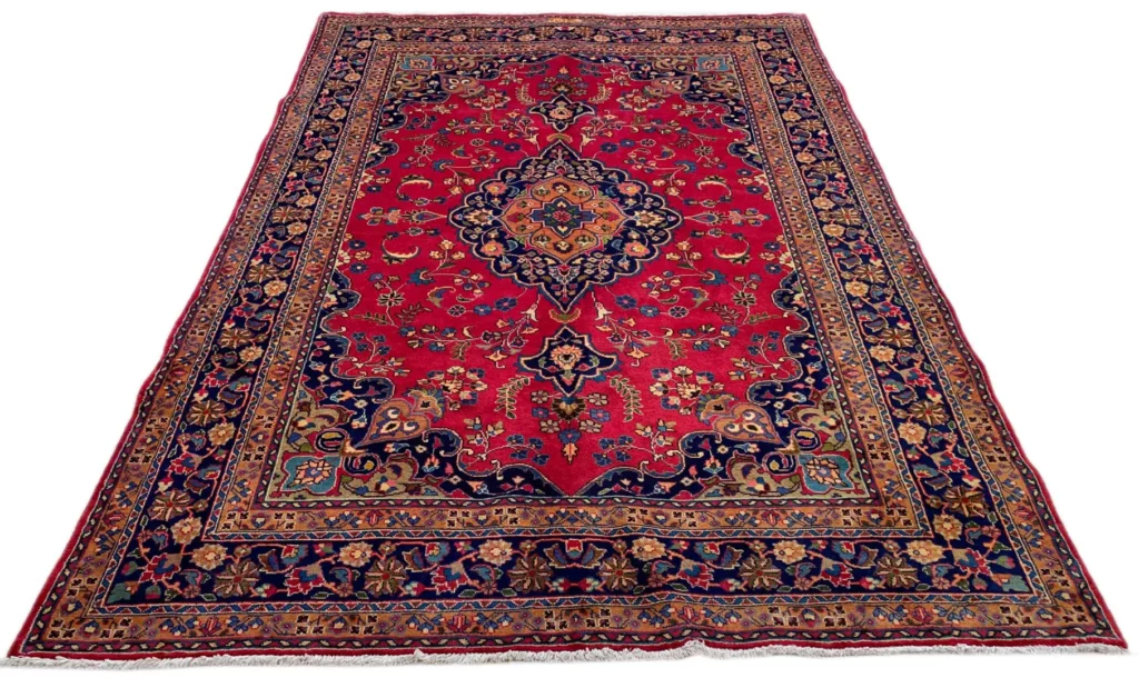 Persian Rug Mashhad 293x200 cm Wool Hand-knotted