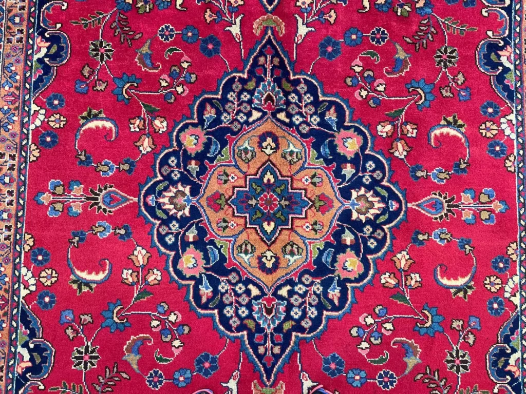 Persian Rug Mashhad 293x200 cm Wool Hand-knotted