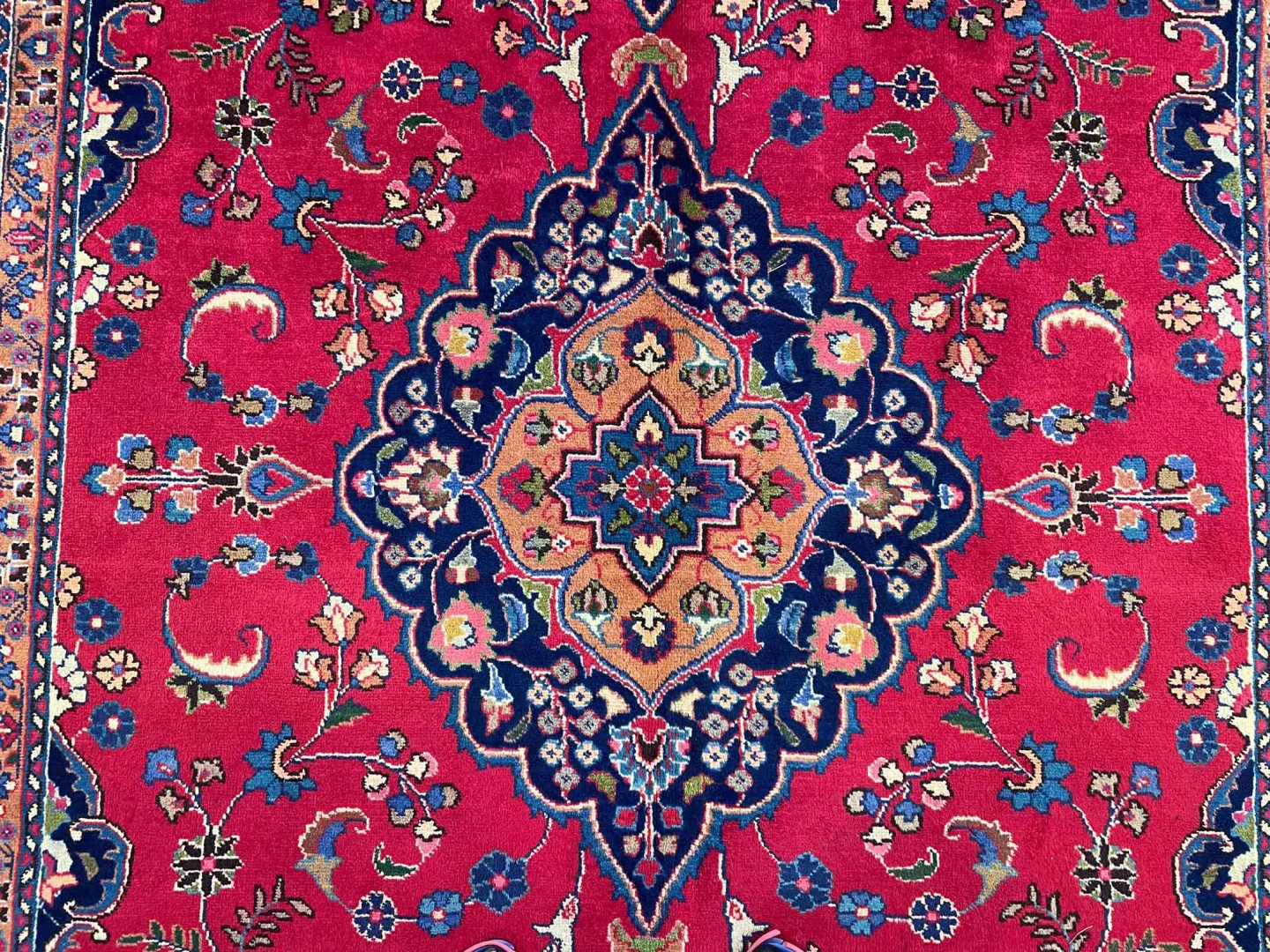 Persian Rug Mashhad 293x200 cm Wool Hand-knotted