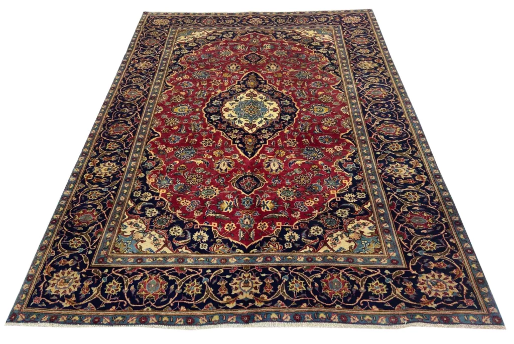 Persian Rug Kashan 273 x 195 cm Wool Hand-knotted