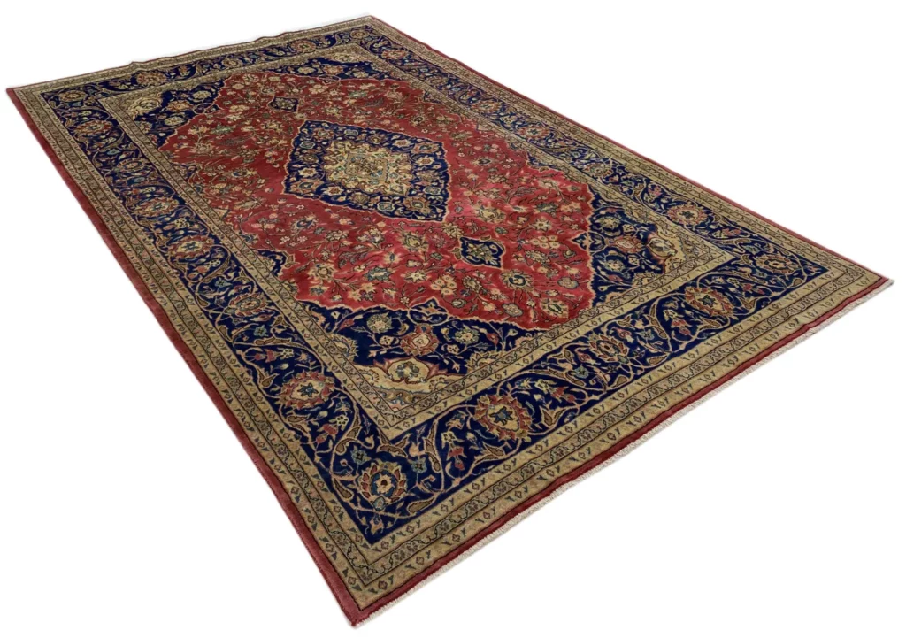 Persian Rug Kashan 287 x 184 cm Wool Hand-knotted
