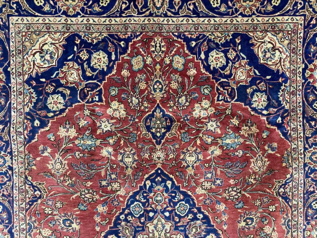 Persian Rug Kashan 287 x 184 cm Wool Hand-knotted