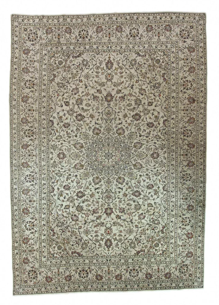 Persian Rug Kashan 349 x 247 cm Wool Hand-knotted
