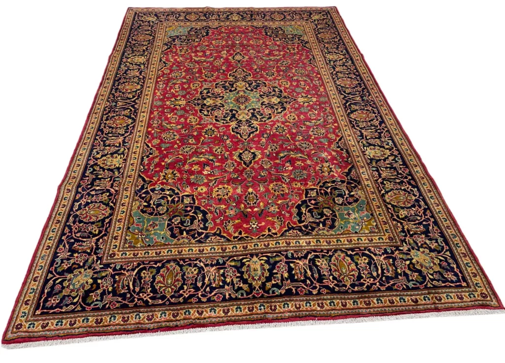 Persian Rug Kashan 307 x 196 cm Sheep wool Hand-knotted