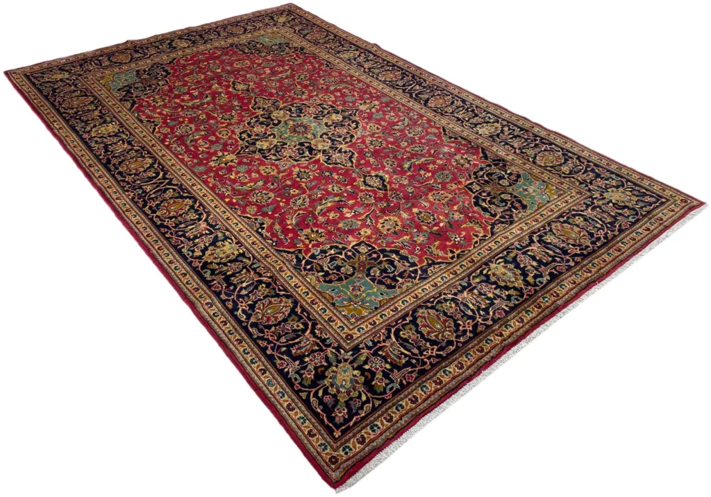 Persian Rug Kashan 307 x 196 cm Sheep wool Hand-knotted