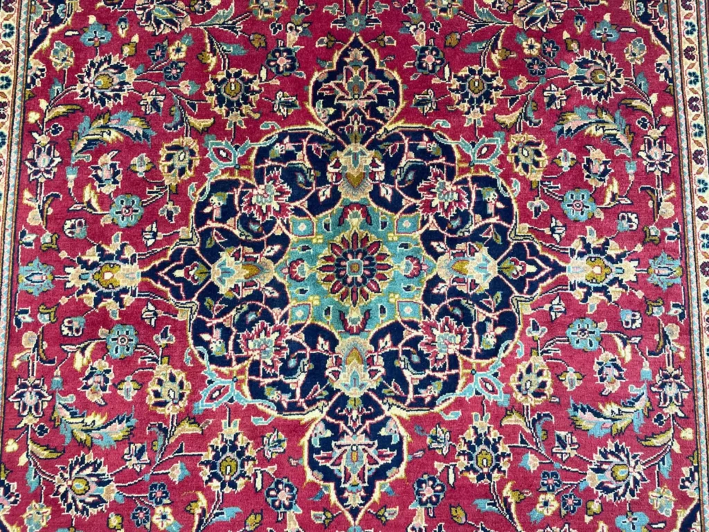Persian Rug Kashan 307 x 196 cm Sheep wool Hand-knotted