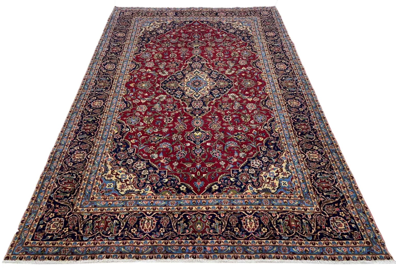 Persian Rug Kashan 322 x 200 cm Wool Hand-knotted