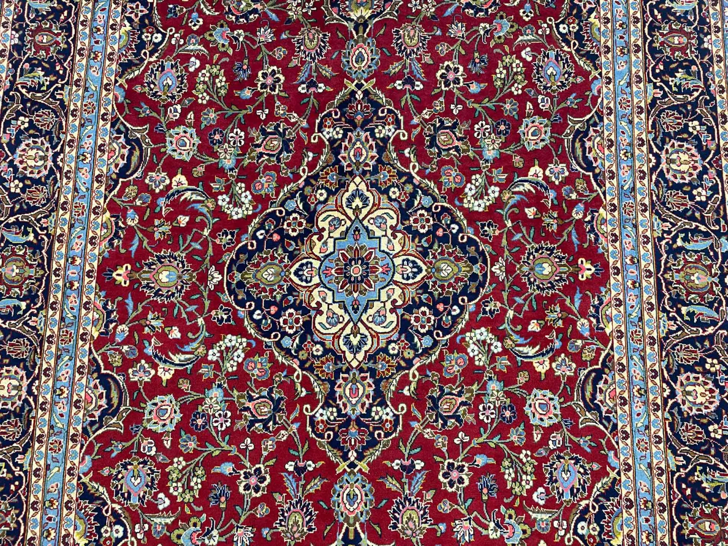 Persian Rug Kashan 322 x 200 cm Wool Hand-knotted