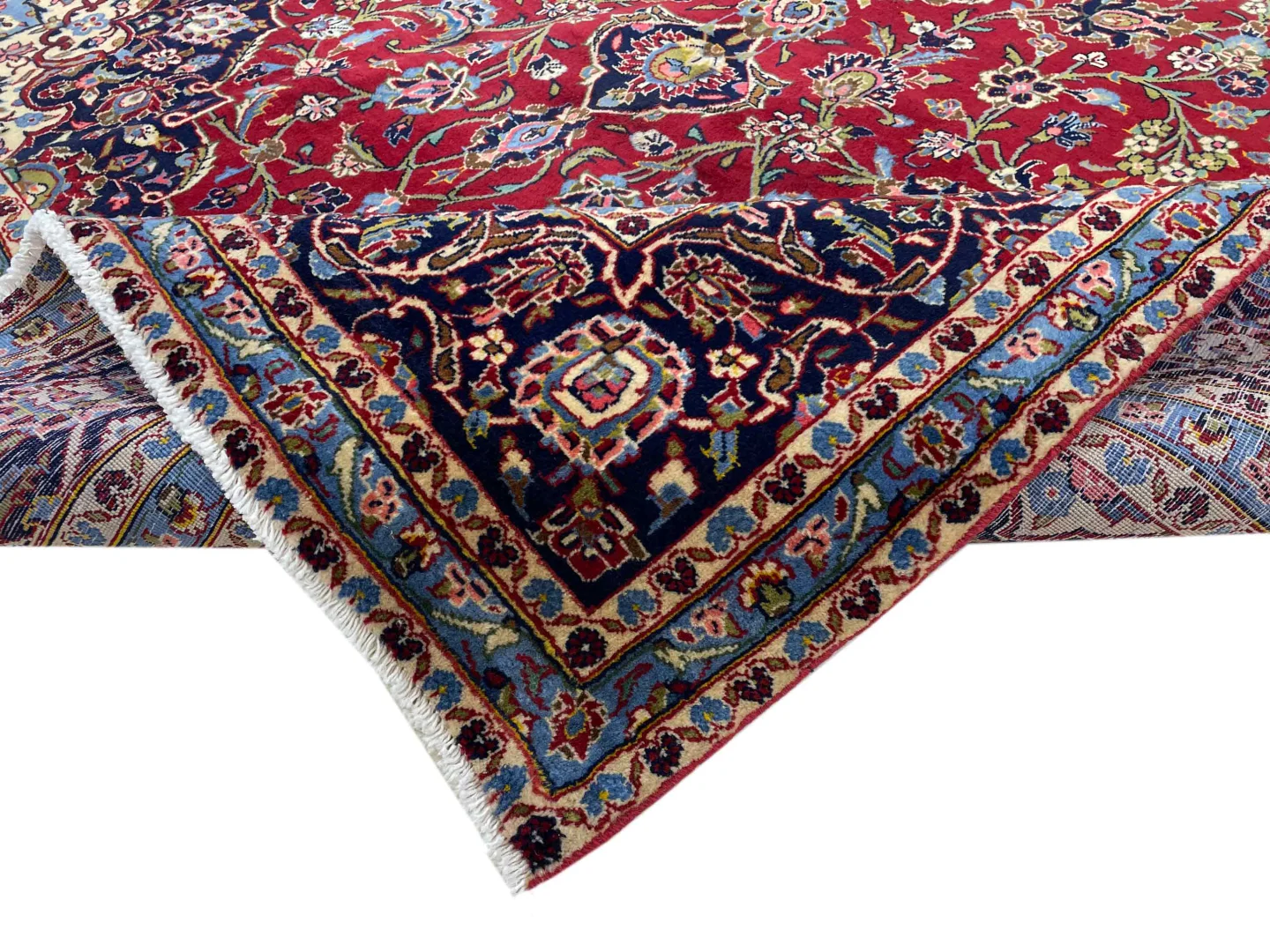 Persian Rug Kashan 322 x 200 cm Wool Hand-knotted