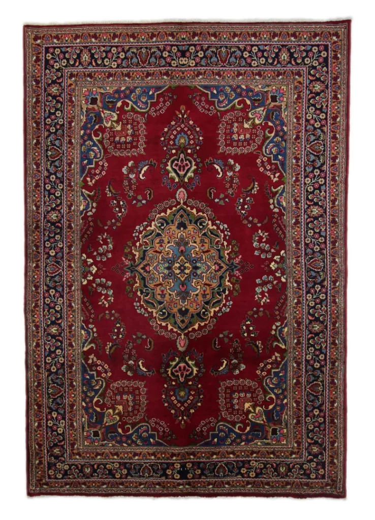 Persian Rug Mashhad 290 x 198 cm Wool Hand-knotted