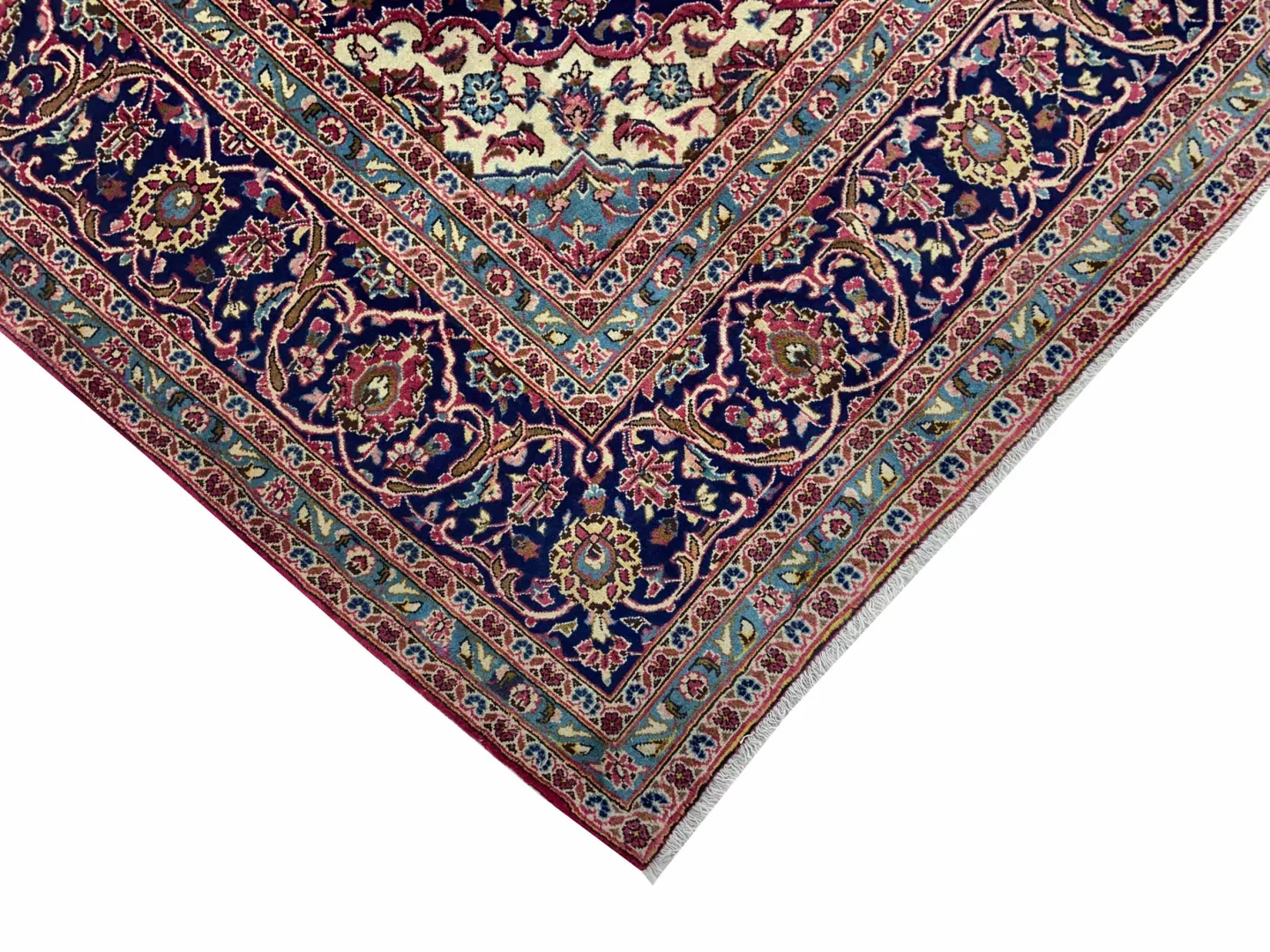 Persian Rug Kashan 355 x 242 cm Wool Hand-knotted
