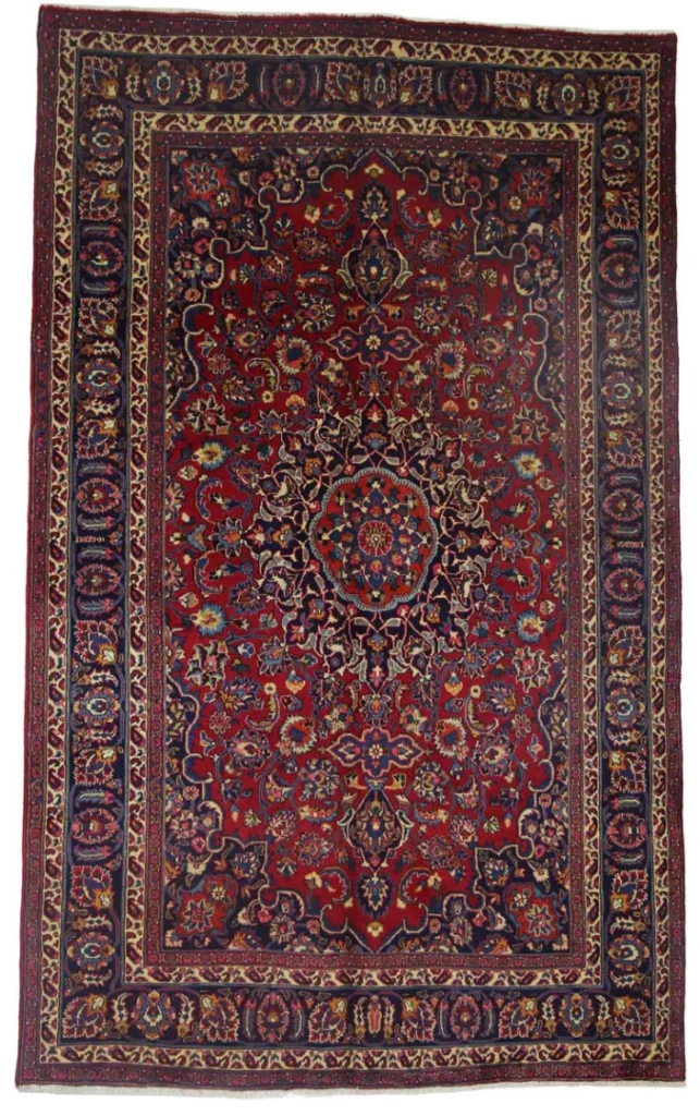 Persian Rug Mashhad 315 x 193 cm Wool Hand-knotted