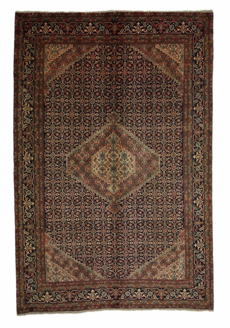 Persian Rug Meshkin 293 x 196 cm Wool Hand-knotted