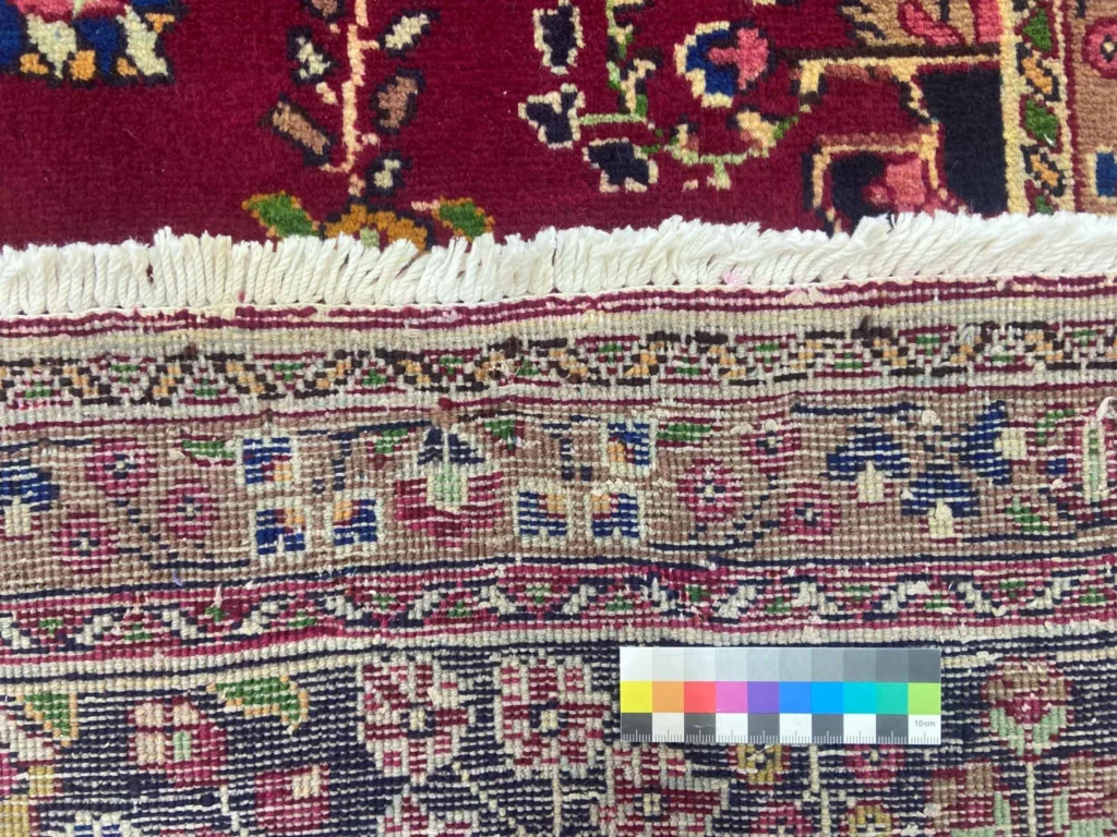 maschhad-orientteppich-282x198-cm-florales-muster-handgeknupft-4 Persian Rug Mashhad 282 x 198 cm Wool Hand-knotted